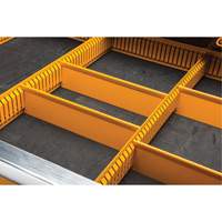 Chariot &agrave; outils &eacute;lectrique, 11 tiroirs, 42-1/2" la x 24-7/16" p x 41" h, Noir/Orange EastCoast Offshore Supplies