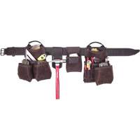 Deluxe Contractor's Tool Belt, Leather, Tan EastCoast Offshore Supplies