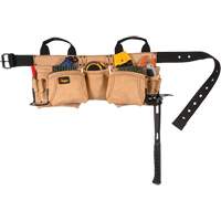 Ceinture &agrave; outils pour menuisier, Cuir, Havane EastCoast Offshore Supplies