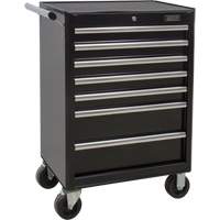 Industrial Tool Cart, 7 Drawers, 27" W x 18-3/4" D x 39" H, Black EastCoast Offshore Supplies