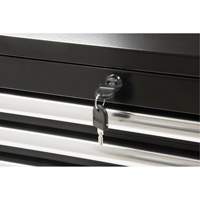 Coffre &agrave; outils industriel, 26" la, 4 tiroirs, Noir EastCoast Offshore Supplies