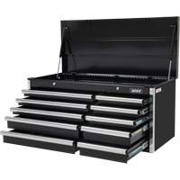 Industrial Tool Chest, 41" W, 10 Drawers, Black EastCoast Offshore Supplies