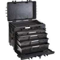 Mobile Tool Chest With Drawers, 4 Drawers, 22-4/5" W x 15" D x 18" H, Black EastCoast Offshore Supplies