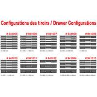 Mobile Tool Chest With Drawers, 8 Drawers, 22-4/5" W x 15" D x 18" H, Black EastCoast Offshore Supplies