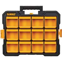 Flip-Bin Organizer, 3-7/8" W x 17-3/4" D x 13-7/8" H, Black/Yellow EastCoast Offshore Supplies