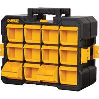 Flip-Bin Organizer, 3-7/8" W x 17-3/4" D x 13-7/8" H, Black/Yellow EastCoast Offshore Supplies