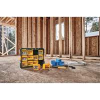 Flip-Bin Organizer, 3-7/8" W x 17-3/4" D x 13-7/8" H, Black/Yellow EastCoast Offshore Supplies