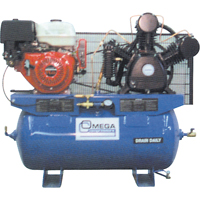 Compresseurs d'air s&eacute;rie industrielle - Compresseurs &agrave; moteur, 25 gal. (30 gal. US) EastCoast Offshore Supplies