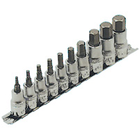 Jeu de douilles SAE HSW3812-10, Hexagonale, Prise 1/2"/3/8", 10 mr EastCoast Offshore Supplies