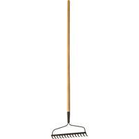 Bow Rake, Wood Handle, 51" L, 14" Blade, 14 Tines EastCoast Offshore Supplies