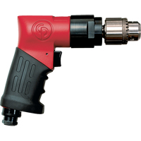 Non-Reversible Drills, 21 CFM, 1/4" NPTF, 89 dBA, 3/8" Chuck, Keyed EastCoast Offshore Supplies