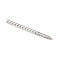 Solid Carbide Burrs - Tree Shape Pointed End, SG-44, 3 mm Dia., 1/8" Shank EastCoast Offshore Supplies