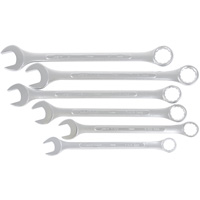 Jeux de cl&eacute;s mixtes combin&eacute;es longues enti&egrave;rement polies, Combinaison, 6 morceaux, Imp&eacute;rial EastCoast Offshore Supplies