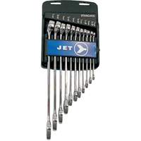 Jeux de cl&eacute;s mixtes combin&eacute;es longues enti&egrave;rement polies, Combinaison, 11 morceaux, Imp&eacute;rial EastCoast Offshore Supplies