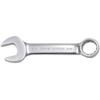 Fully Polished Stubby Combination Wrench, 12 Point, 3/8", Chrome Finish EastCoast Offshore Supplies