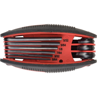 Folding Hex Key Set, 9 Pcs., Imperial EastCoast Offshore Supplies