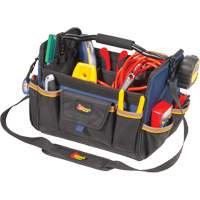 Sacs &agrave; outils souple &agrave; dessus ouvert de 14", Polyester, 21 pochettes, Beige EastCoast Offshore Supplies