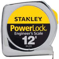PowerLock&reg; Tape Measure, 1/2" x 12', Imperial Graduations EastCoast Offshore Supplies