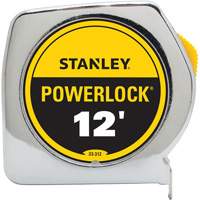 PowerLock&reg; Tape Measure, 3/4" x 12', Imperial Graduations EastCoast Offshore Supplies