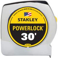 PowerLock&reg; Tape Measure, 1" x 30', Imperial Graduations EastCoast Offshore Supplies