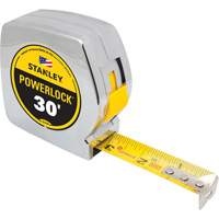PowerLock&reg; Tape Measure, 1" x 30', Imperial Graduations EastCoast Offshore Supplies