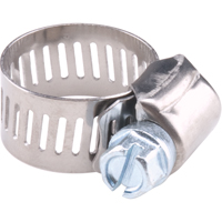 Collier de serrage r&eacute;utilisable en acier inoxydable zingu&eacute;, Dia. min 5/16", Dia. max 7/8" EastCoast Offshore Supplies
