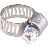 Colliers de serrage pour tuyaux - Collier de serrage en acier inoxydable & vis zingu&eacute;e, Dia. min 0.563, Dia. max 1-1/4" EastCoast Offshore Supplies