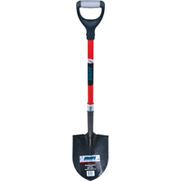 Heavy-Duty Round Point Shovel, Carbon Steel Blade, Fibreglass, D-Grip Handle EastCoast Offshore Supplies