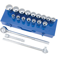 Jeu de douilles & cl&eacute;s &agrave; douilles SAE &agrave; 12 pans SW7521, 21 Mcx, Prise de 3/4" EastCoast Offshore Supplies