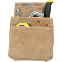 Sac Pour Pl&acirc;trier, Porte-outil multiple, Cuir, 3 Poches EastCoast Offshore Supplies