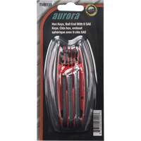 Ball End Fold-Up Hex Key Set, 9 Pcs., Imperial EastCoast Offshore Supplies