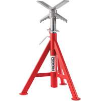 V Head Low Pipe Stand # VJ-98, 51-96 cm Height Adjustment, 12" Max. Pipe Capacity, 2500 lbs. Max. Weight Capacity EastCoast Offshore Supplies