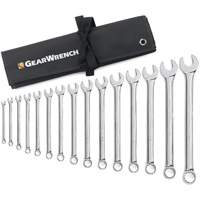 12-Point Long Pattern Wrench Set with Tool Roll, Combination, 15 Pieces, Imperial EastCoast Offshore Supplies