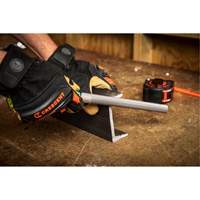 Lime &agrave; taille crois&eacute;e avec poign&eacute;e verte, Demi-ronde, 8", B&acirc;tarde EastCoast Offshore Supplies