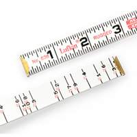 R&egrave;gle de maçon Red End, 6' lo, Bois, Graduations de 1/16" EastCoast Offshore Supplies