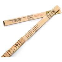 R&egrave;gle de maçon surdimensionn&eacute; Red End, 6' lo, Bois, Graduations de 1/16" EastCoast Offshore Supplies
