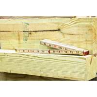 R&egrave;gle pliante, 6' lo, Bois, Graduations de 1/16" EastCoast Offshore Supplies