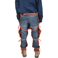 Tablier fendu aux jambes et jambi&egrave;res en cuir, 40" lo, Lava Brown EastCoast Offshore Supplies