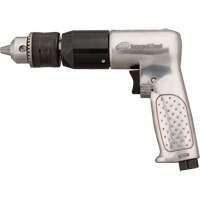 Reversible Air Drill, 4 CFM, 1/4" NPTF, 94 dBA, 1/2" Chuck, Keyed EastCoast Offshore Supplies