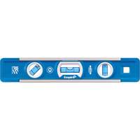 True Blue&reg; Torpedo Level, 9" L, Aluminum, 3 Vials, Magnetic EastCoast Offshore Supplies