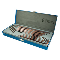 Extra Long Arm Hex Key Set, 10 Pcs., Metric EastCoast Offshore Supplies