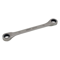 Double Box End Gear Ratcheting Wrench, 12 Point, 8 mm x 9 mm, Plain Finish EastCoast Offshore Supplies
