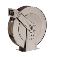 Stainless Steel Hose Reel, Single Hose, 10-1/2" W x 24" D x 25-3/8" H EastCoast Offshore Supplies