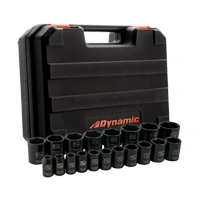 SAE Socket Set, 19 Pcs, Impact, 1/2" Drive Size EastCoast Offshore Supplies