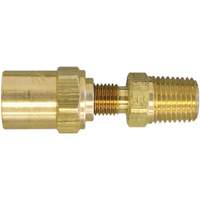 3/8" NPT Reusable Hose Fitting, 11/16" Dia., Brass EastCoast Offshore Supplies