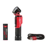 Lampe de poche pivotante USB, DEL, 500 lumens, Piles Rechargeable EastCoast Offshore Supplies