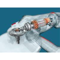 High Performance Large Angle Grinder, 9", 120 V, 15 A, 6500 RPM EastCoast Offshore Supplies