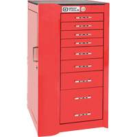 Pro+ Left Side Rider Tool Cabinet, 8 Drawers, 19" W x 19" D x 36-1/2" H, Red EastCoast Offshore Supplies