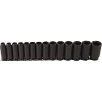 Jeu de douilles longues, 14 Mcx, Chocs, Prise de 1/2", Profond EastCoast Offshore Supplies