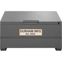 Jobsite Sloped Lid Storage Box, 60" x 30" x 39-3/8", Steel, Grey EastCoast Offshore Supplies